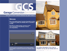Tablet Screenshot of garageconversionspecialists.co.uk